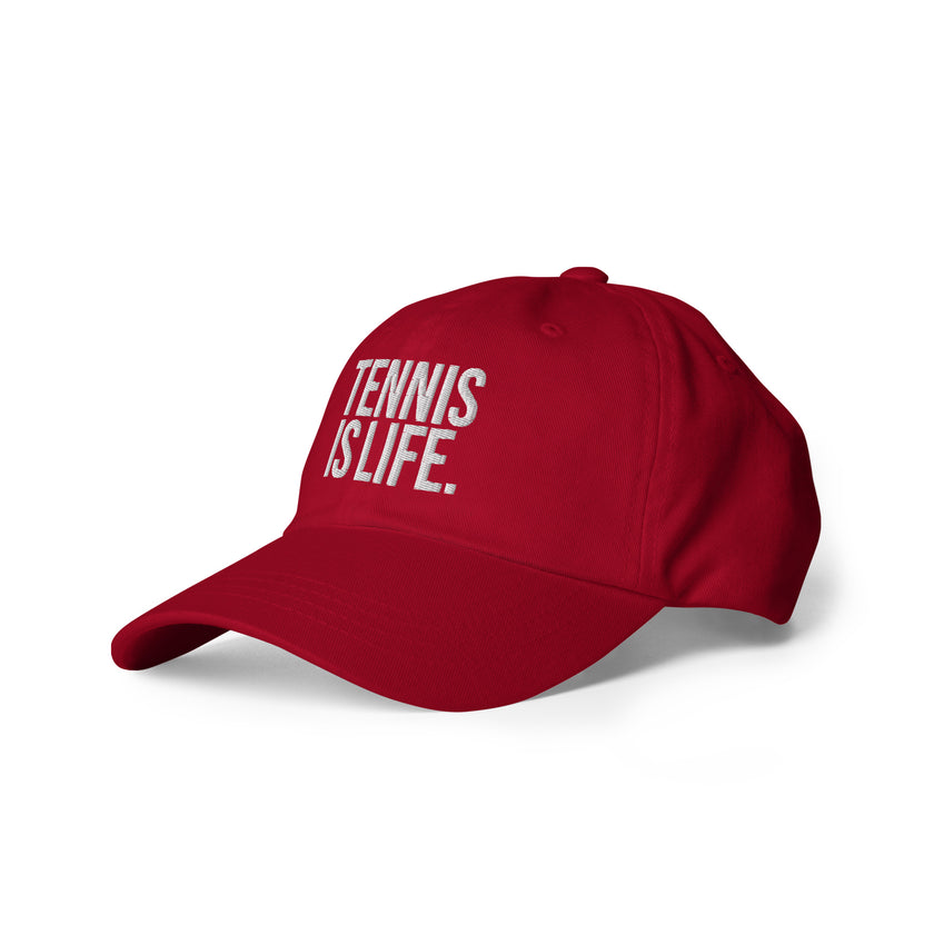 Tennis is LIfe Dad hat by CoVA Tennis