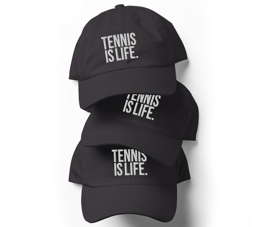 Tennis is LIfe Dad hat by CoVA Tennis