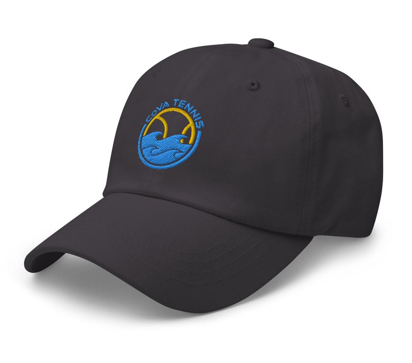 CoVA Tennis Ball & Waves Logo Dad hat