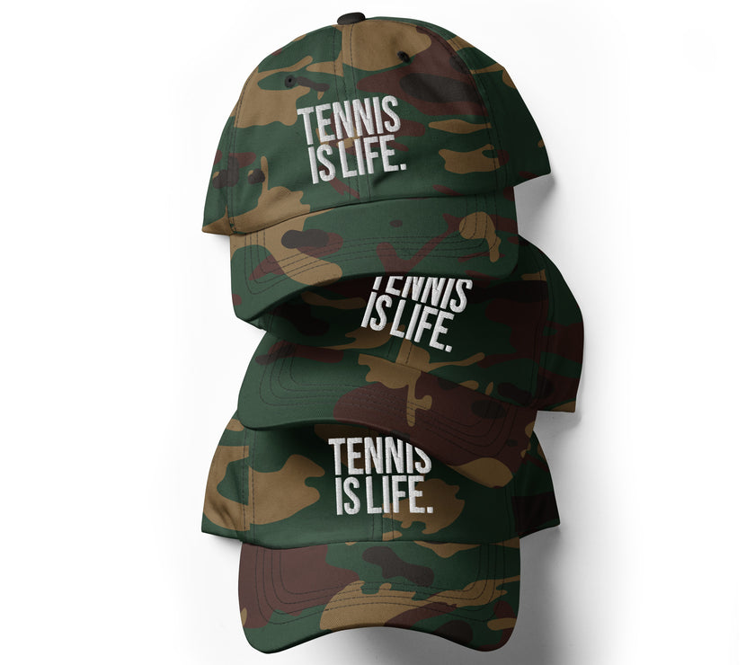 Tennis is LIfe Dad hat by CoVA Tennis