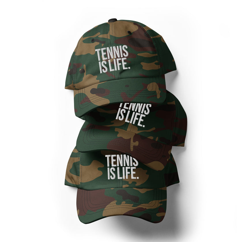 Tennis is LIfe Dad hat by CoVA Tennis