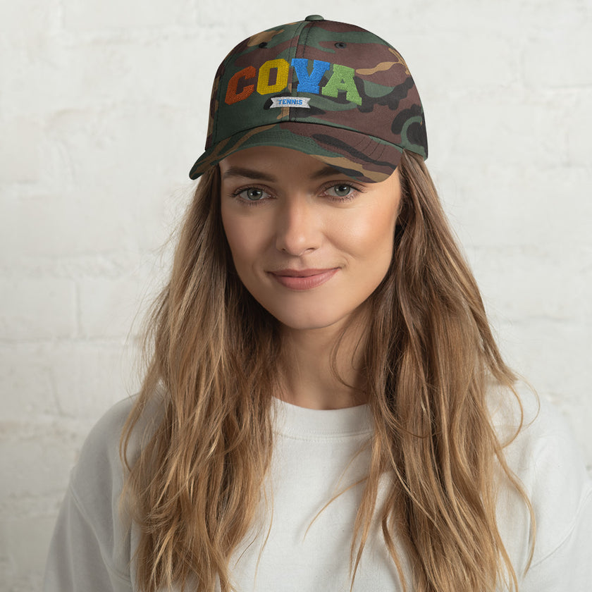 CoVA Tennis Rainbow Dad hat