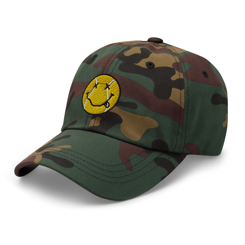 Smiling Tennis Ball by CoVA Tennis Dad hat