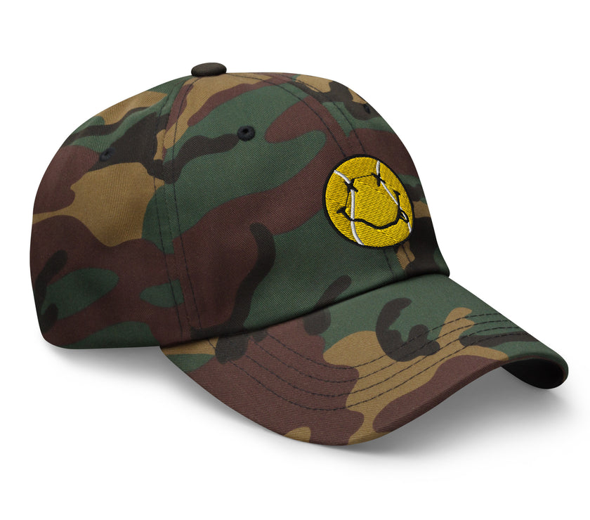 Smiling Tennis Ball by CoVA Tennis Dad hat