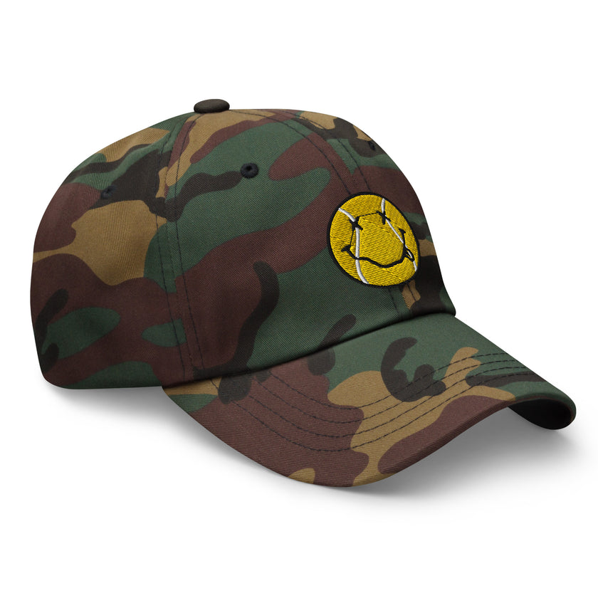 Smiling Tennis Ball by CoVA Tennis Dad hat