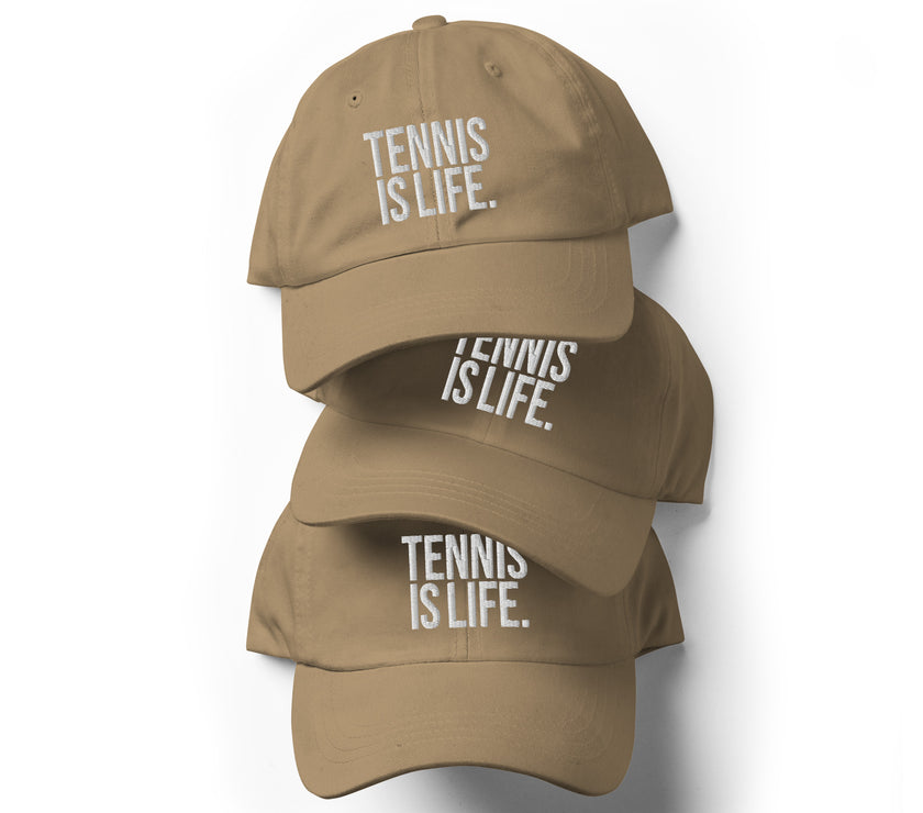 Tennis is LIfe Dad hat by CoVA Tennis