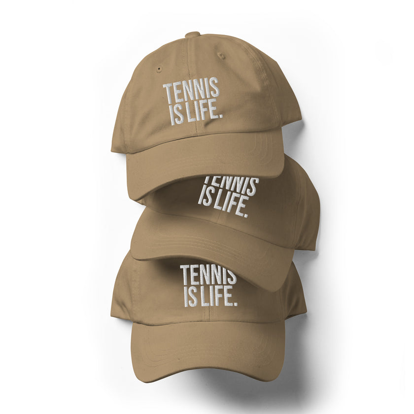 Tennis is LIfe Dad hat by CoVA Tennis