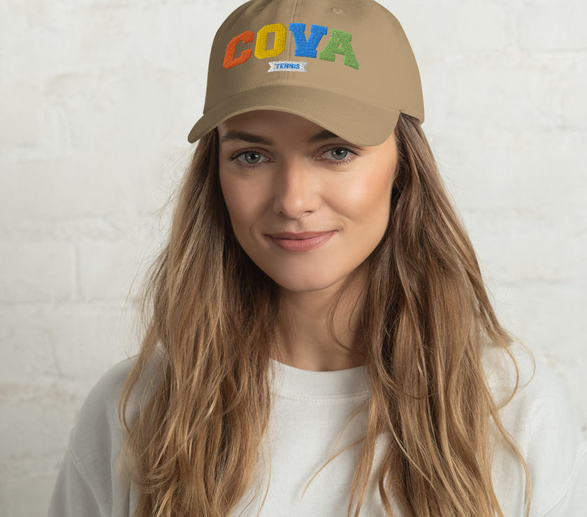 CoVA Tennis Rainbow Dad hat