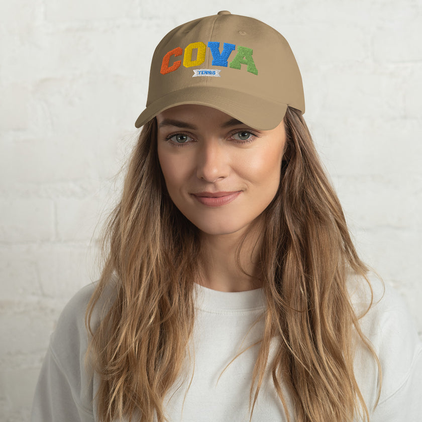 CoVA Tennis Rainbow Dad hat