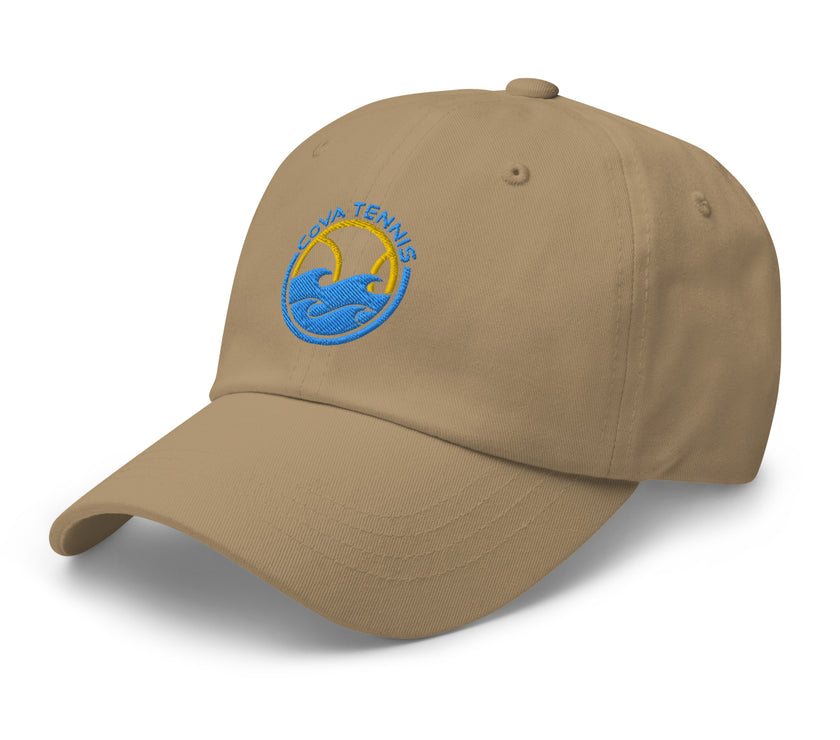 CoVA Tennis Ball & Waves Logo Dad hat