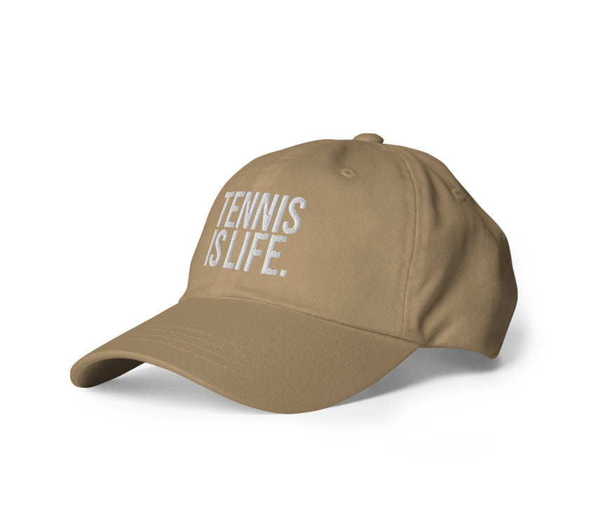 Tennis is LIfe Dad hat by CoVA Tennis