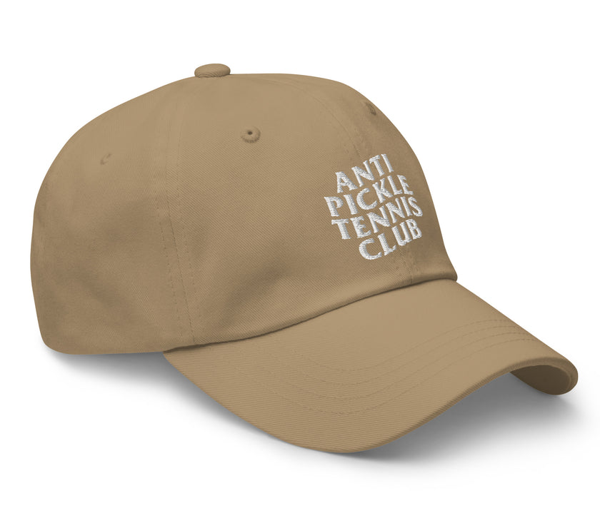 Anti Pickleball Tennis Club Dad hat by CoVA Tennis