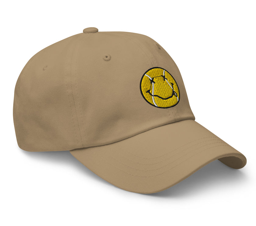 Smiling Tennis Ball by CoVA Tennis Dad hat