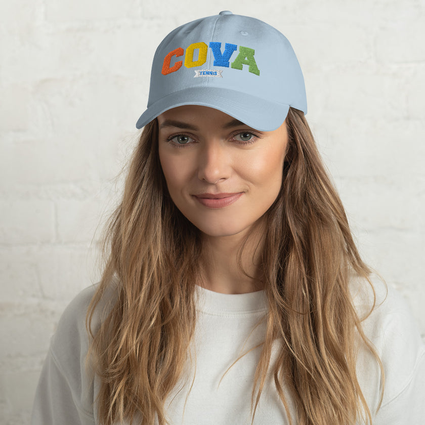 CoVA Tennis Rainbow Dad hat