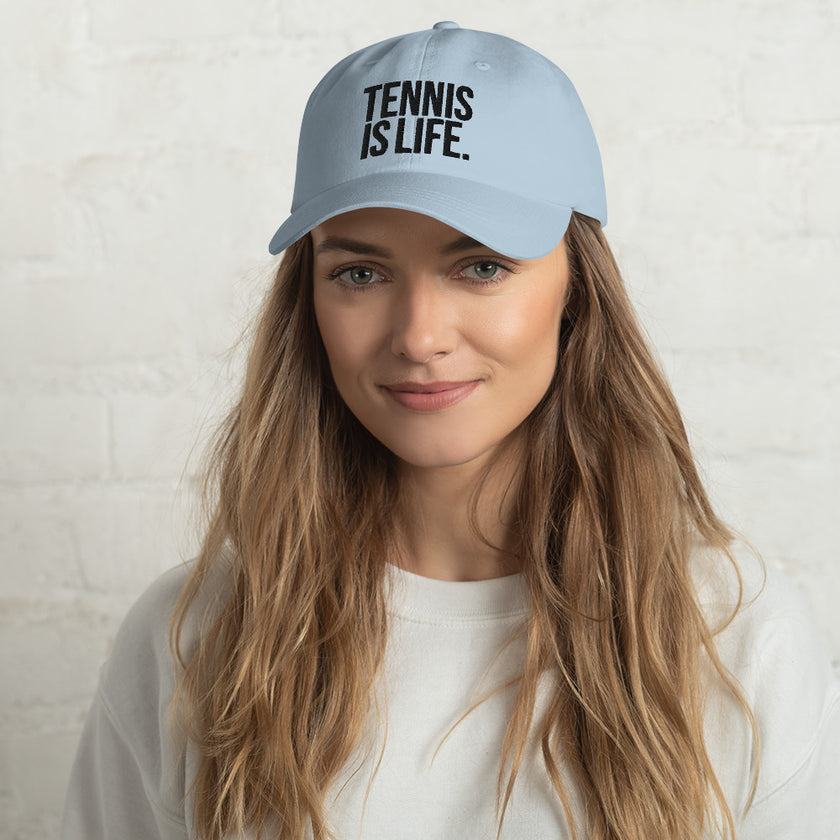 Tennis is LIfe Dad hat by CoVA Tennis