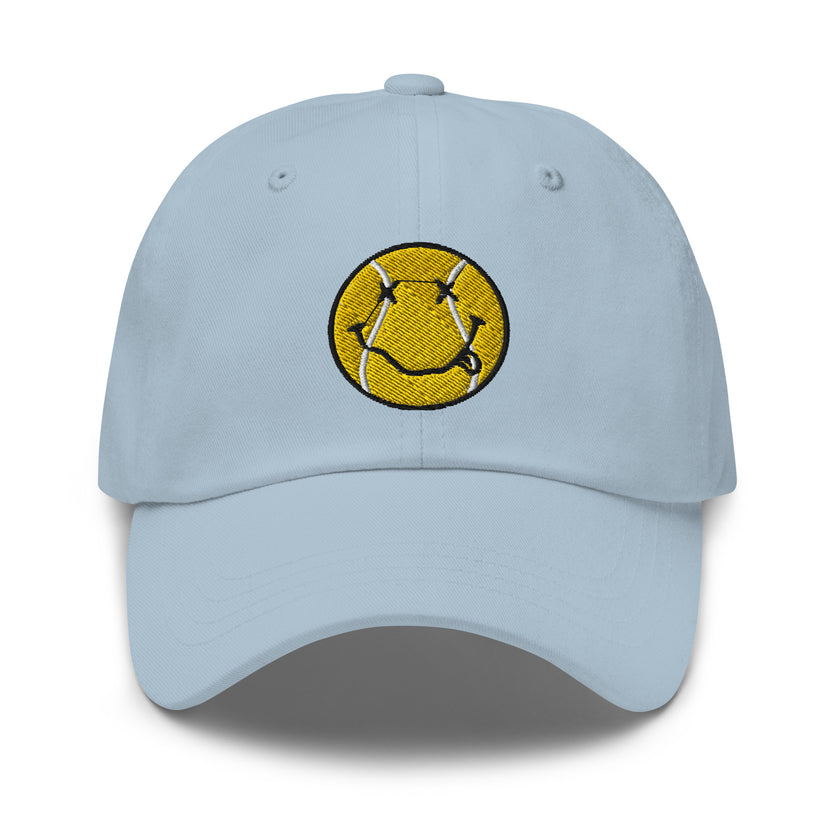 Smiling Tennis Ball by CoVA Tennis Dad hat