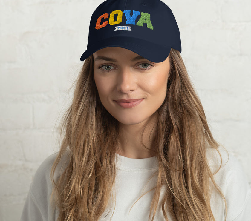 CoVA Tennis Rainbow Dad hat