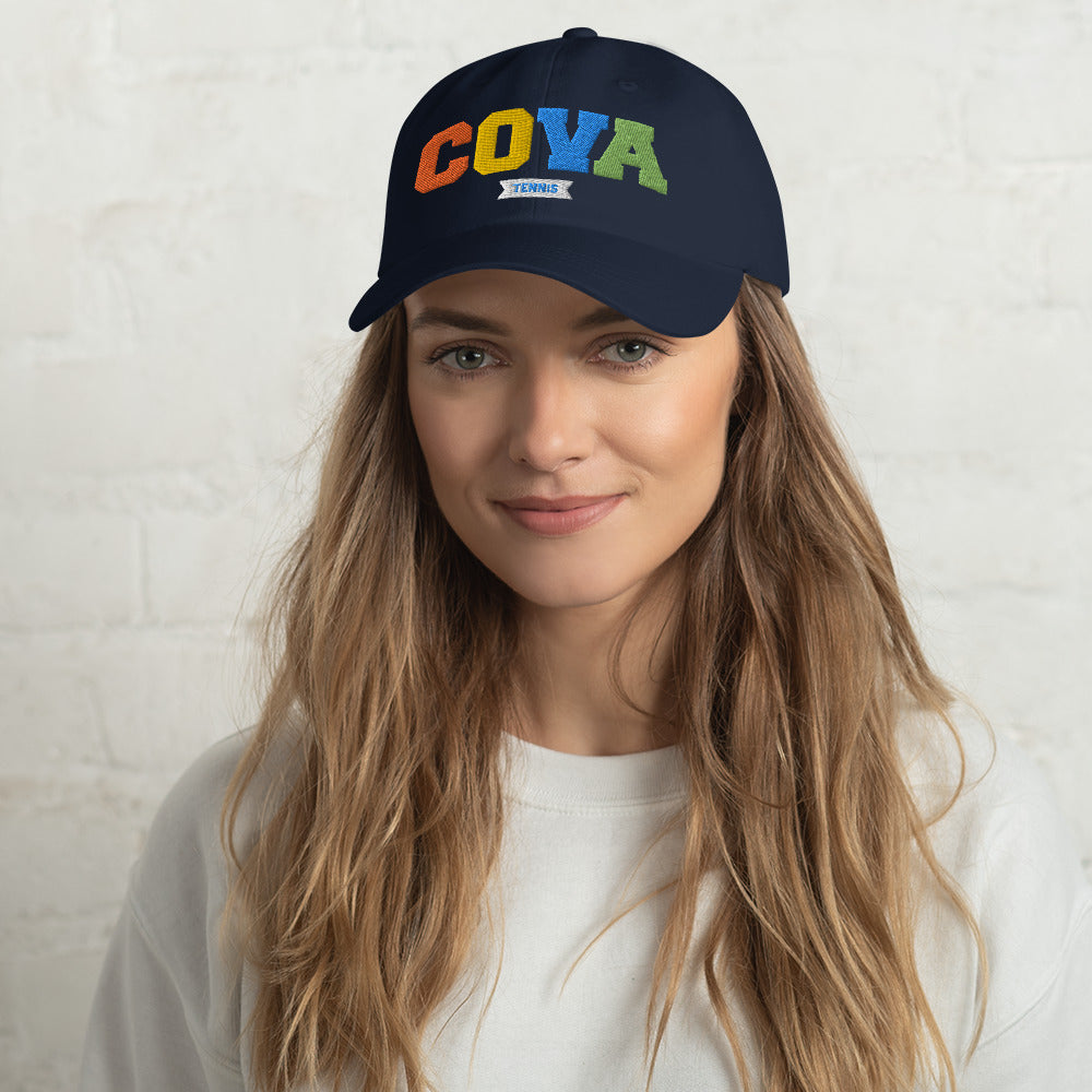 CoVA Tennis Rainbow Dad hat