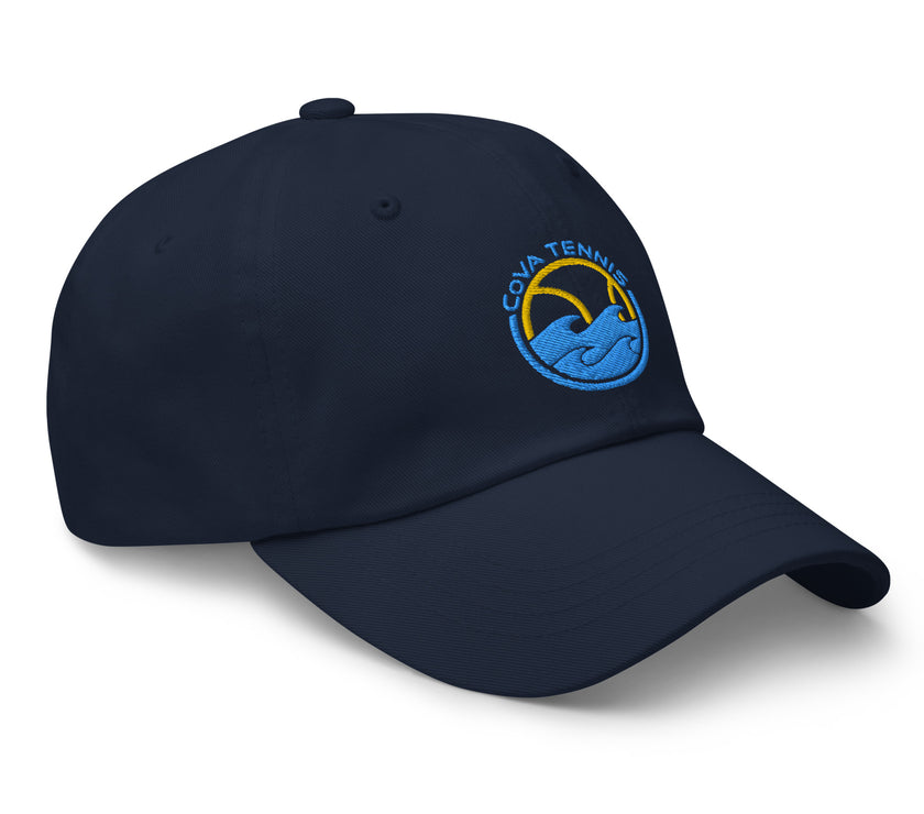 CoVA Tennis Ball & Waves Logo Dad hat