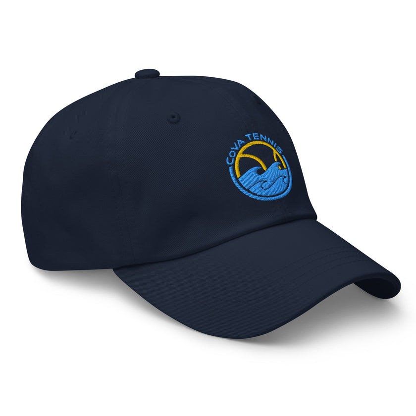 CoVA Tennis Ball & Waves Logo Dad hat