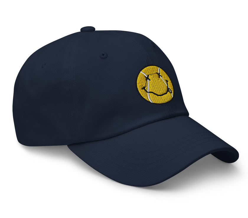 Smiling Tennis Ball by CoVA Tennis Dad hat