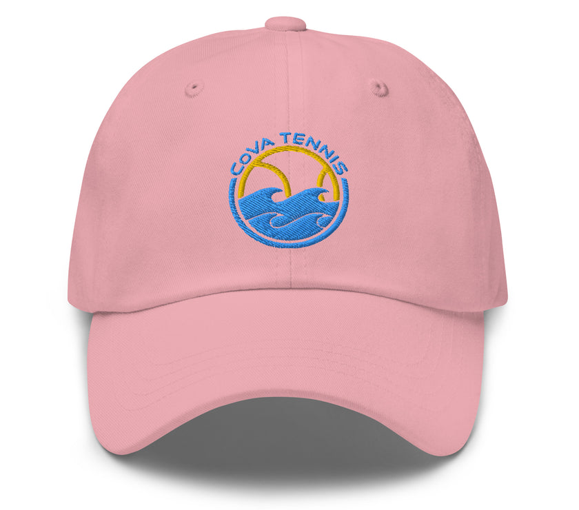 CoVA Tennis Ball & Waves Logo Dad hat