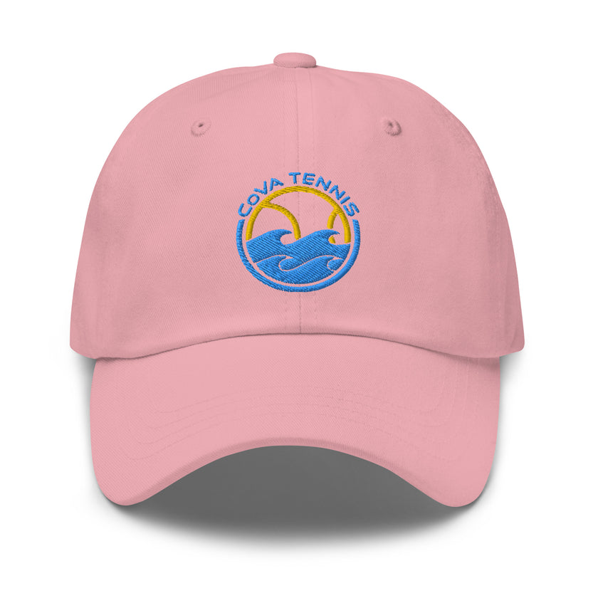 CoVA Tennis Ball & Waves Logo Dad hat