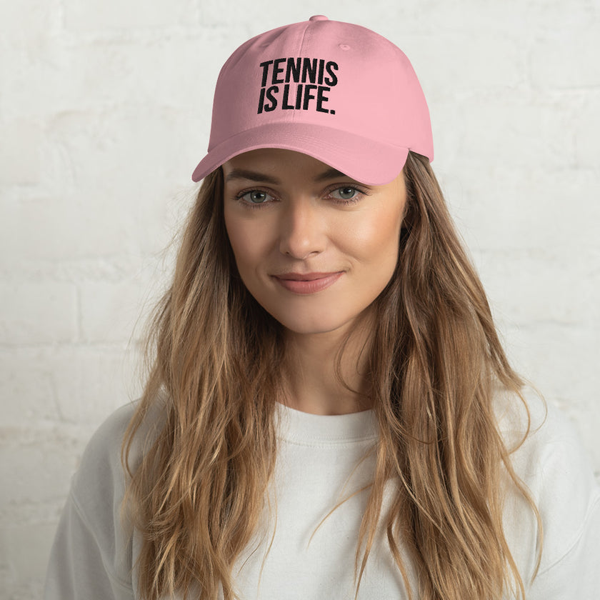 Tennis is LIfe Dad hat by CoVA Tennis