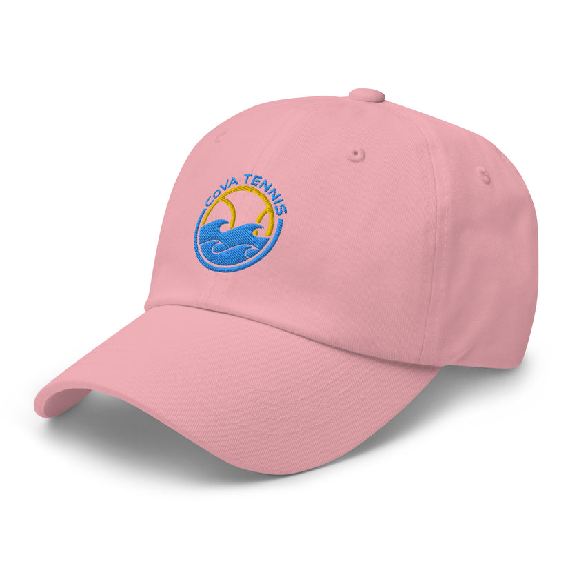 CoVA Tennis Ball & Waves Logo Dad hat