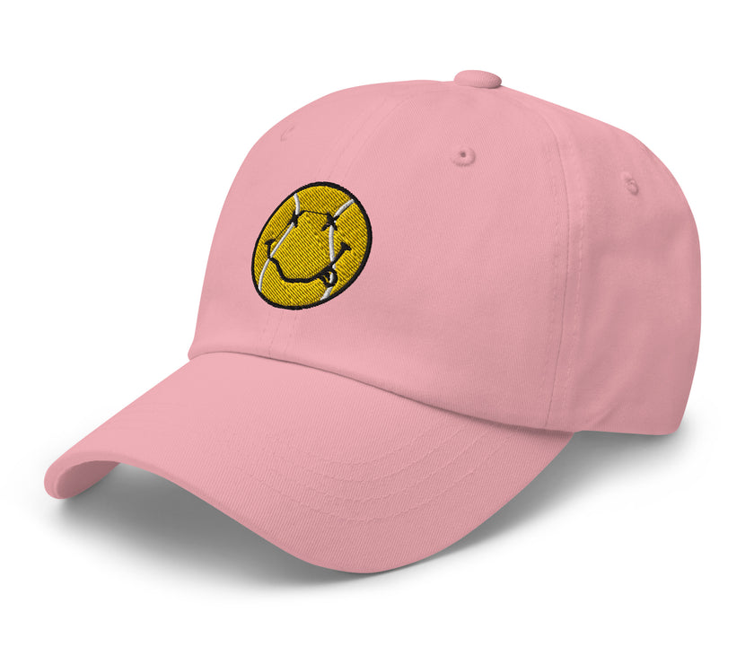 Smiling Tennis Ball by CoVA Tennis Dad hat