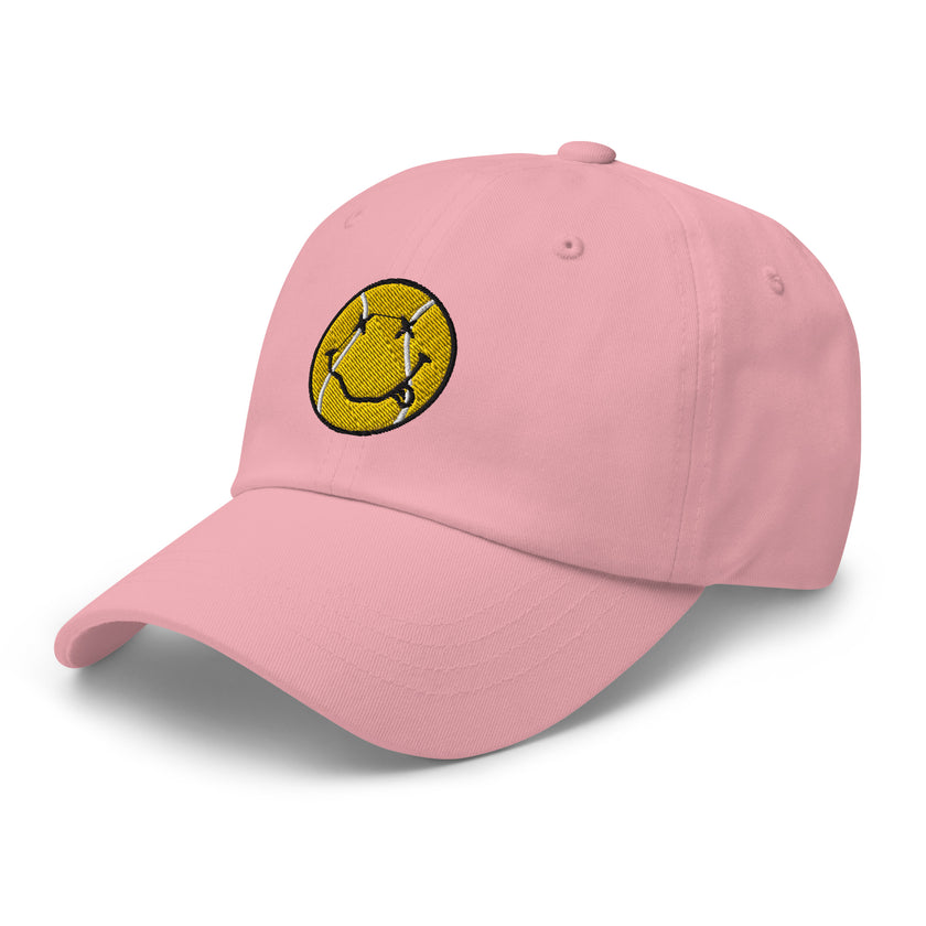 Smiling Tennis Ball by CoVA Tennis Dad hat