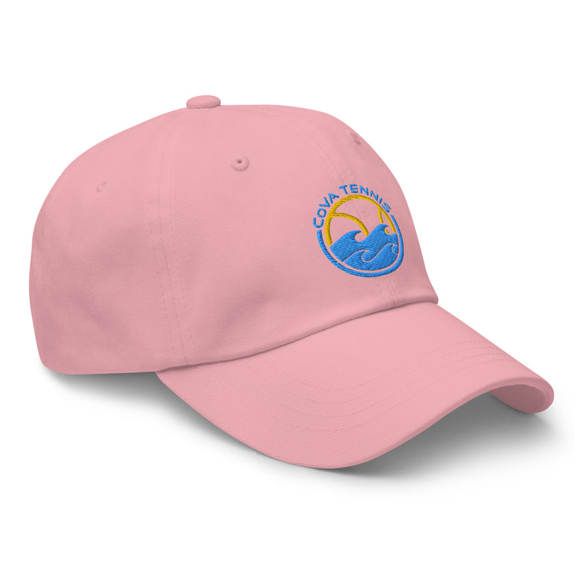 CoVA Tennis Ball & Waves Logo Dad hat