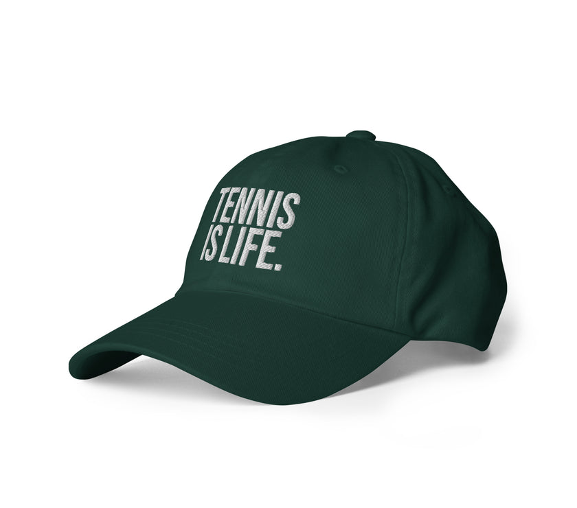 Tennis is LIfe Dad hat by CoVA Tennis