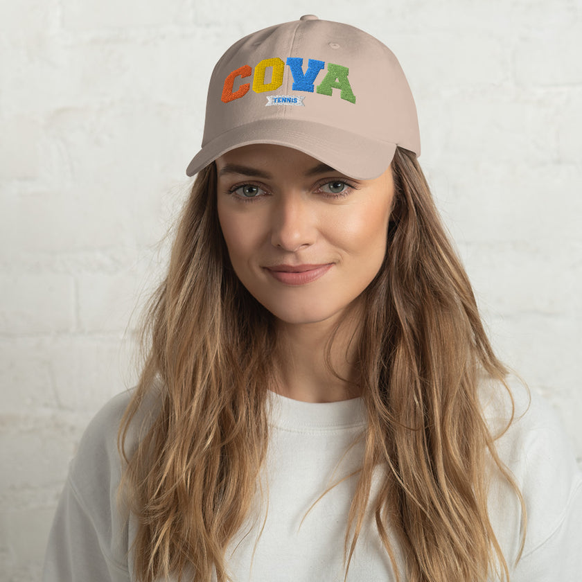 CoVA Tennis Rainbow Dad hat