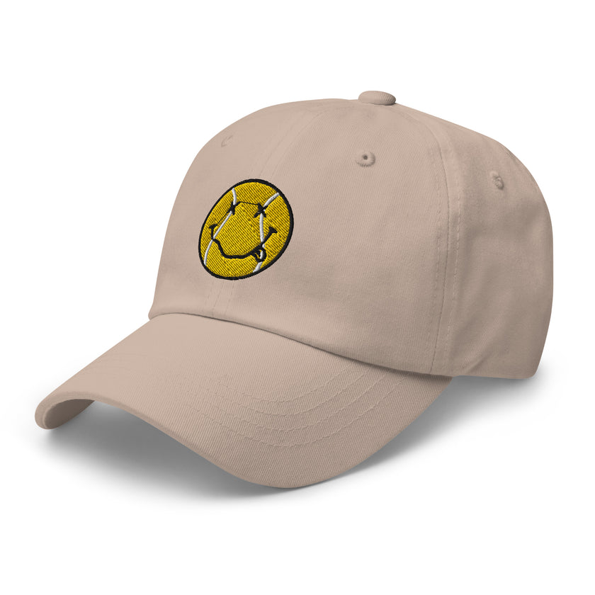 Smiling Tennis Ball by CoVA Tennis Dad hat