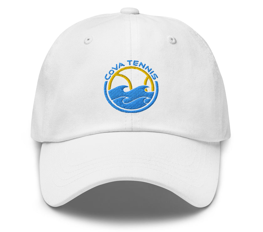 CoVA Tennis Ball & Waves Logo Dad hat