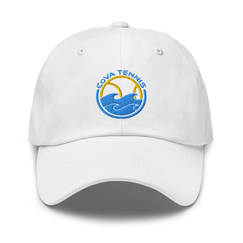 CoVA Tennis Ball & Waves Logo Dad hat