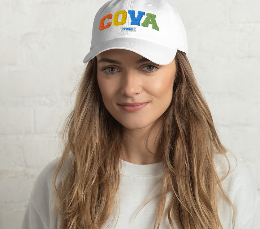 CoVA Tennis Rainbow Dad hat