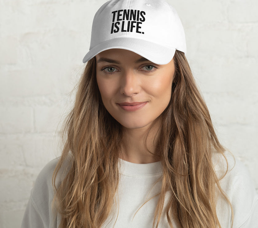 Tennis is LIfe Dad hat by CoVA Tennis