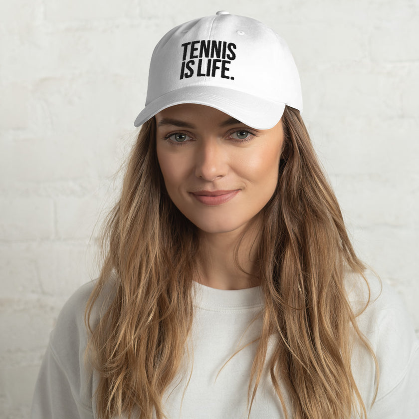 Tennis is LIfe Dad hat by CoVA Tennis