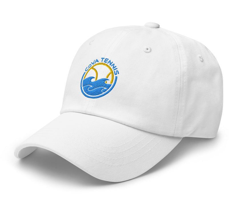 CoVA Tennis Ball & Waves Logo Dad hat