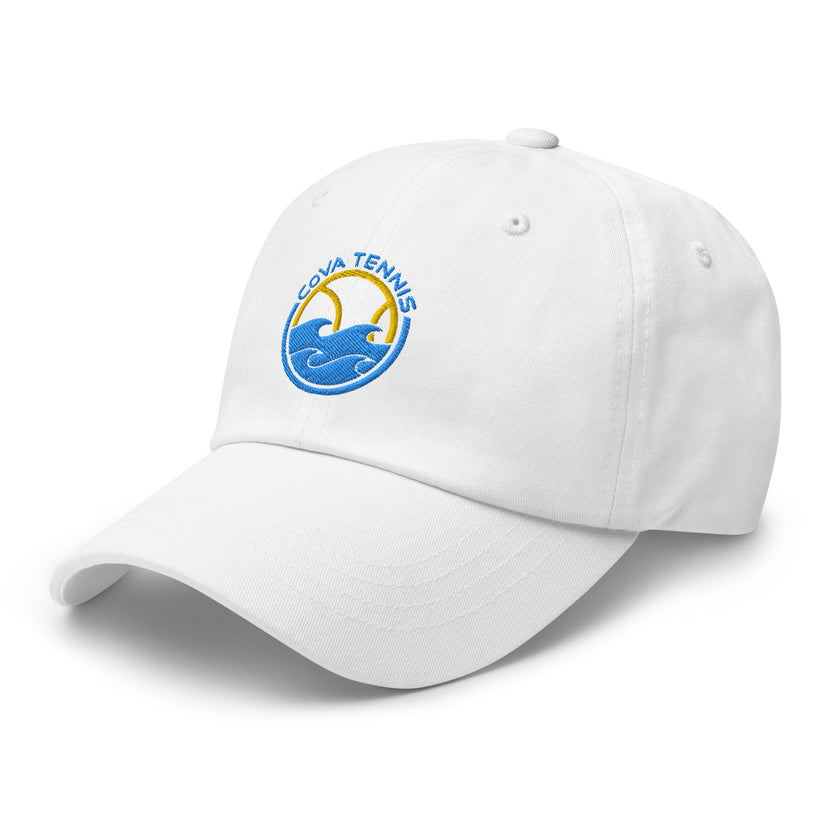 CoVA Tennis Ball & Waves Logo Dad hat