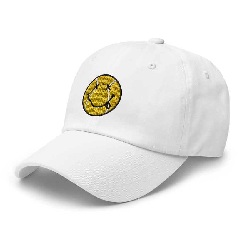 Smiling Tennis Ball by CoVA Tennis Dad hat