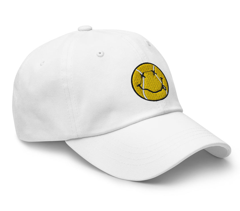 Smiling Tennis Ball by CoVA Tennis Dad hat