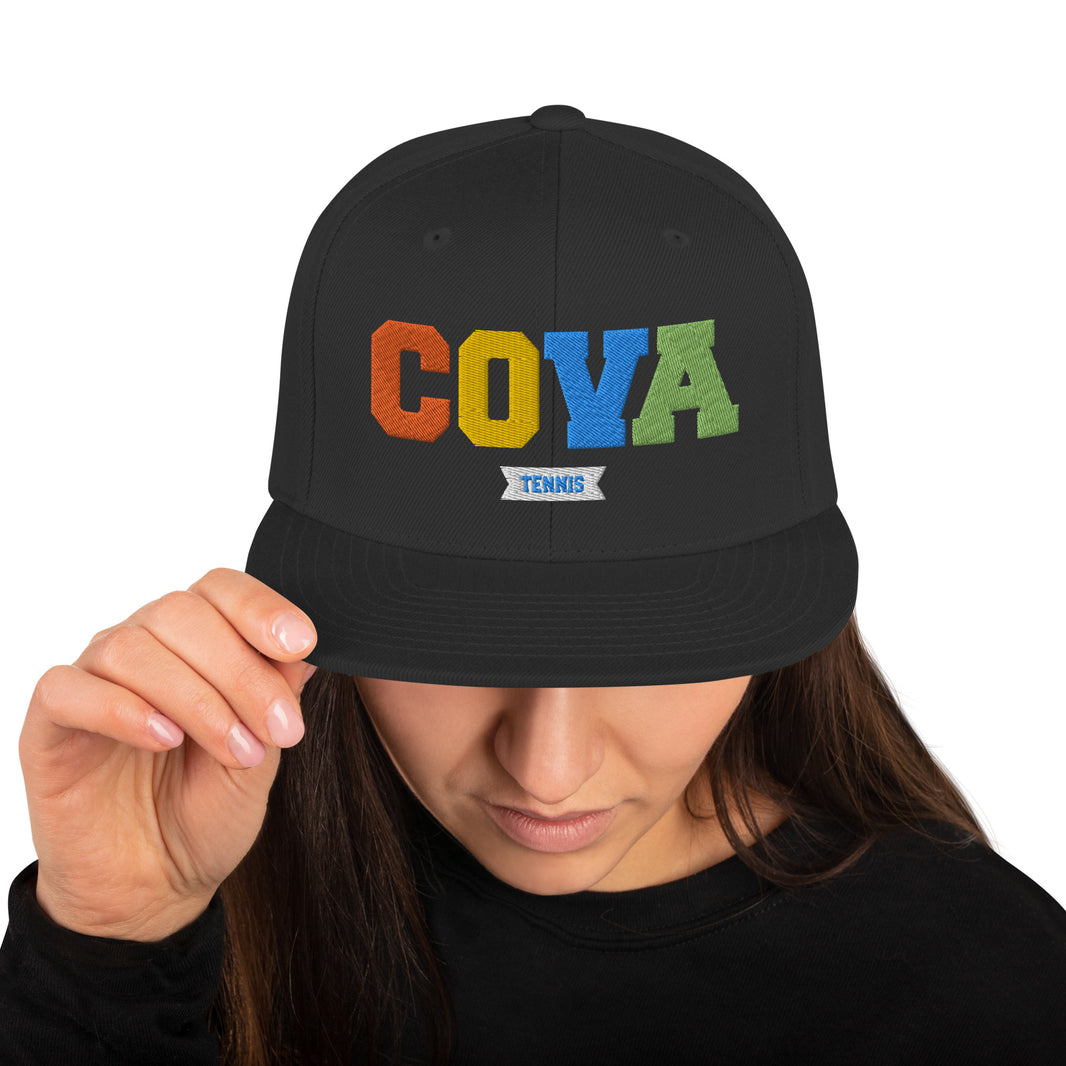 CoVA Tennis Rainbow Snapback Hat