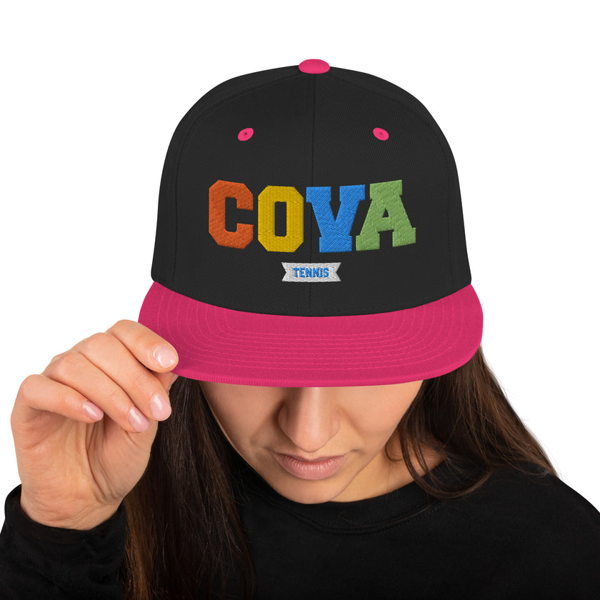 CoVA Tennis Rainbow Snapback Hat