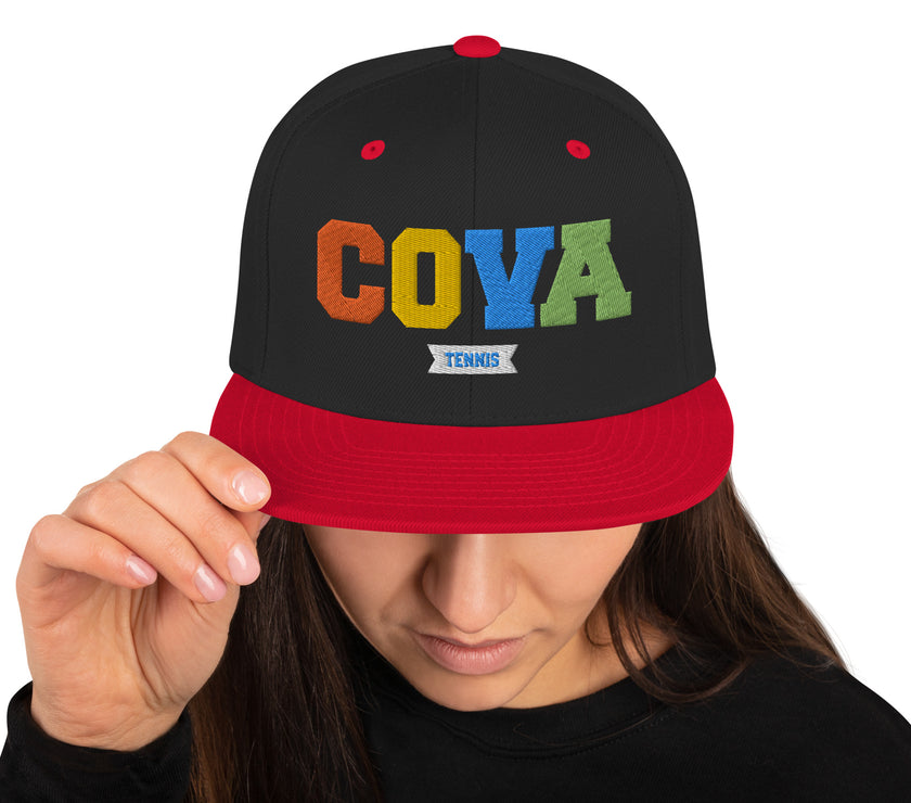 CoVA Tennis Rainbow Snapback Hat