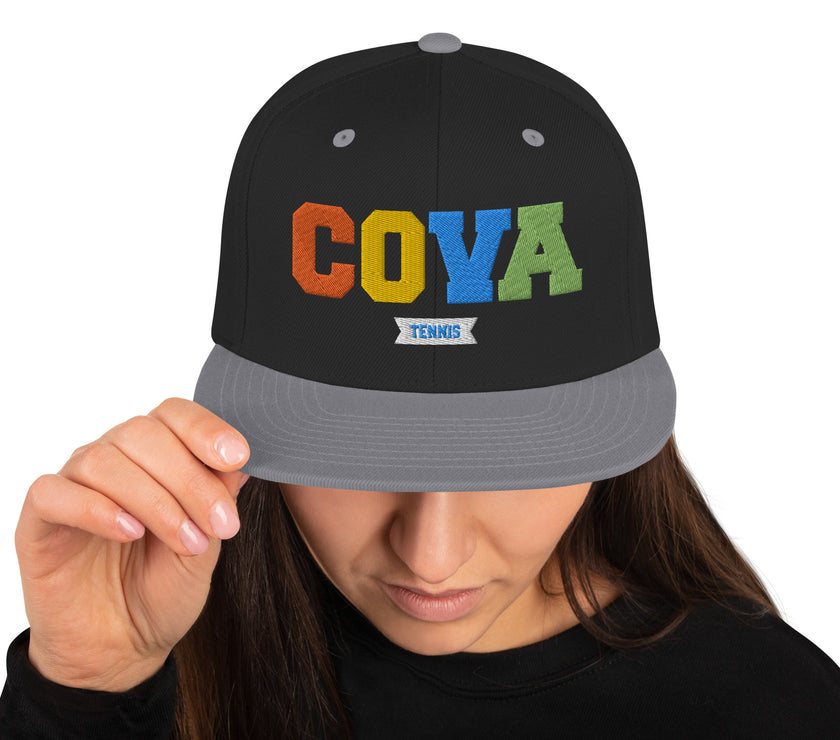 CoVA Tennis Rainbow Snapback Hat