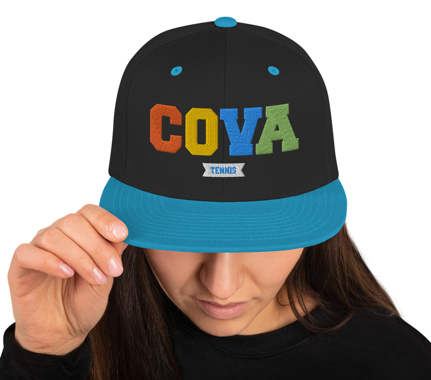 CoVA Tennis Rainbow Snapback Hat