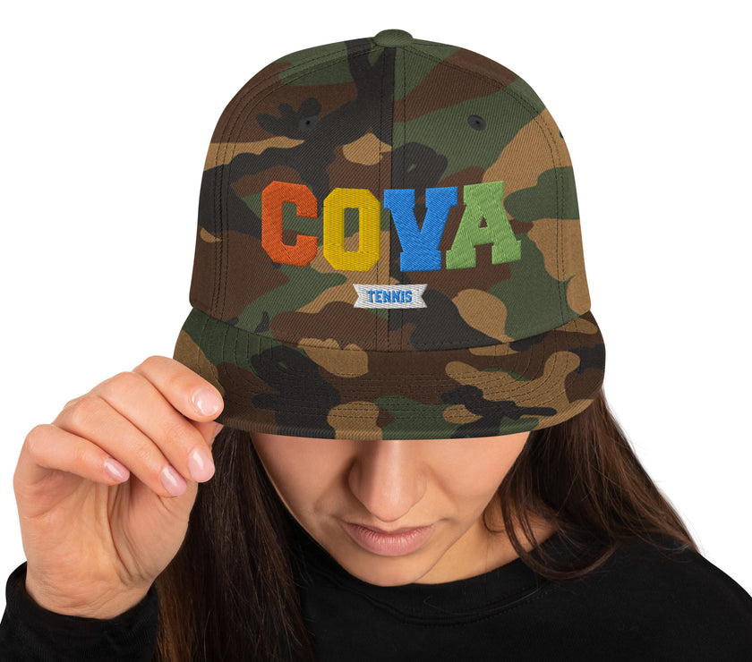 CoVA Tennis Rainbow Snapback Hat